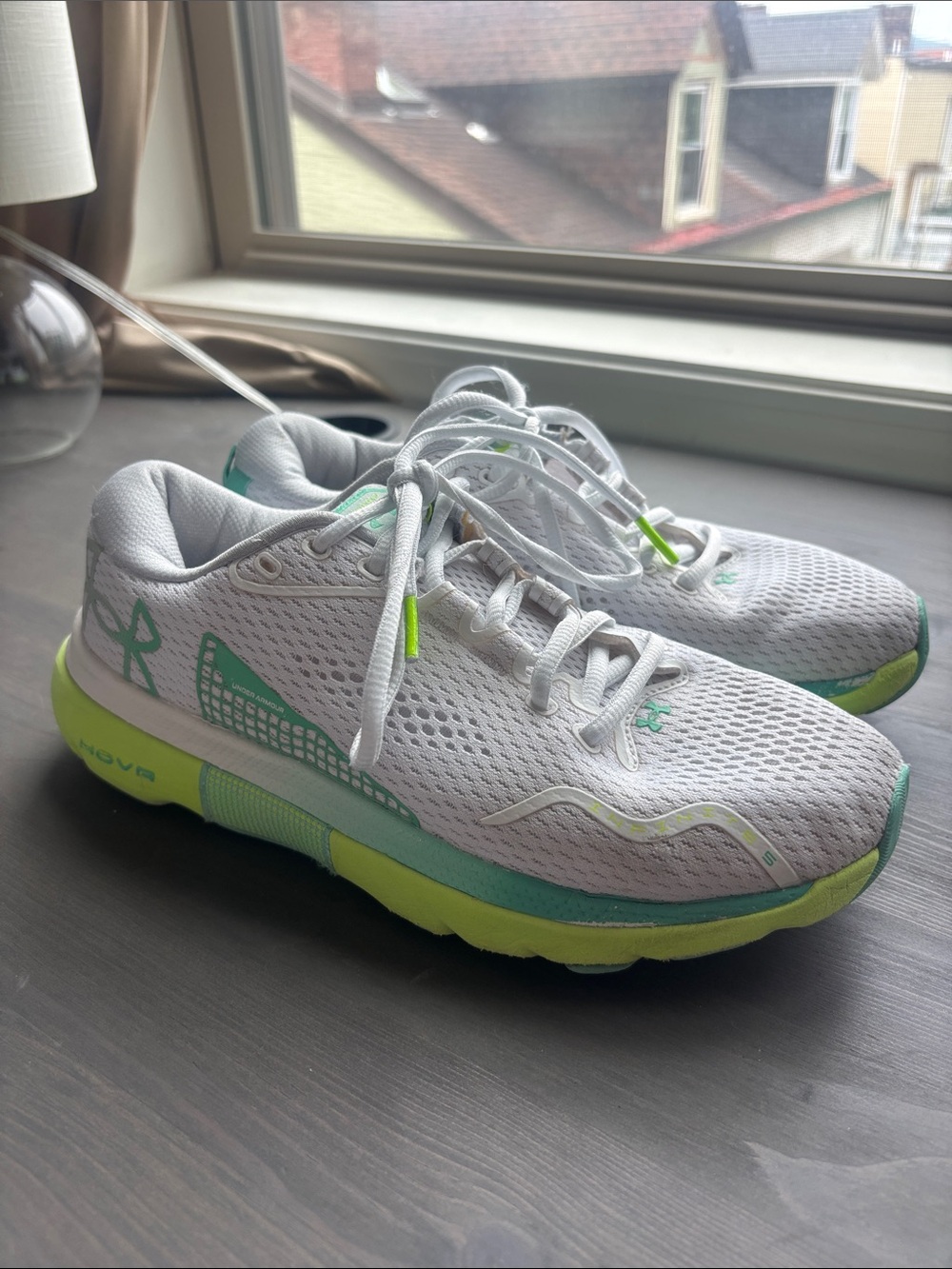 Under Armour White Running Shoes
